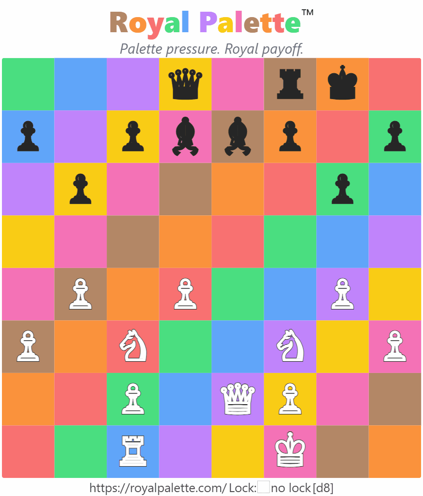 Replay of Royal Palette Chess online gameplay